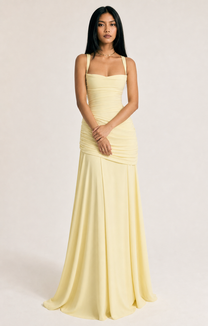 Elegant Sleeveless Flared Dress