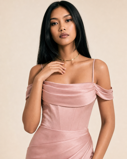 Mermaid Off-Shoulder Evening Dress
