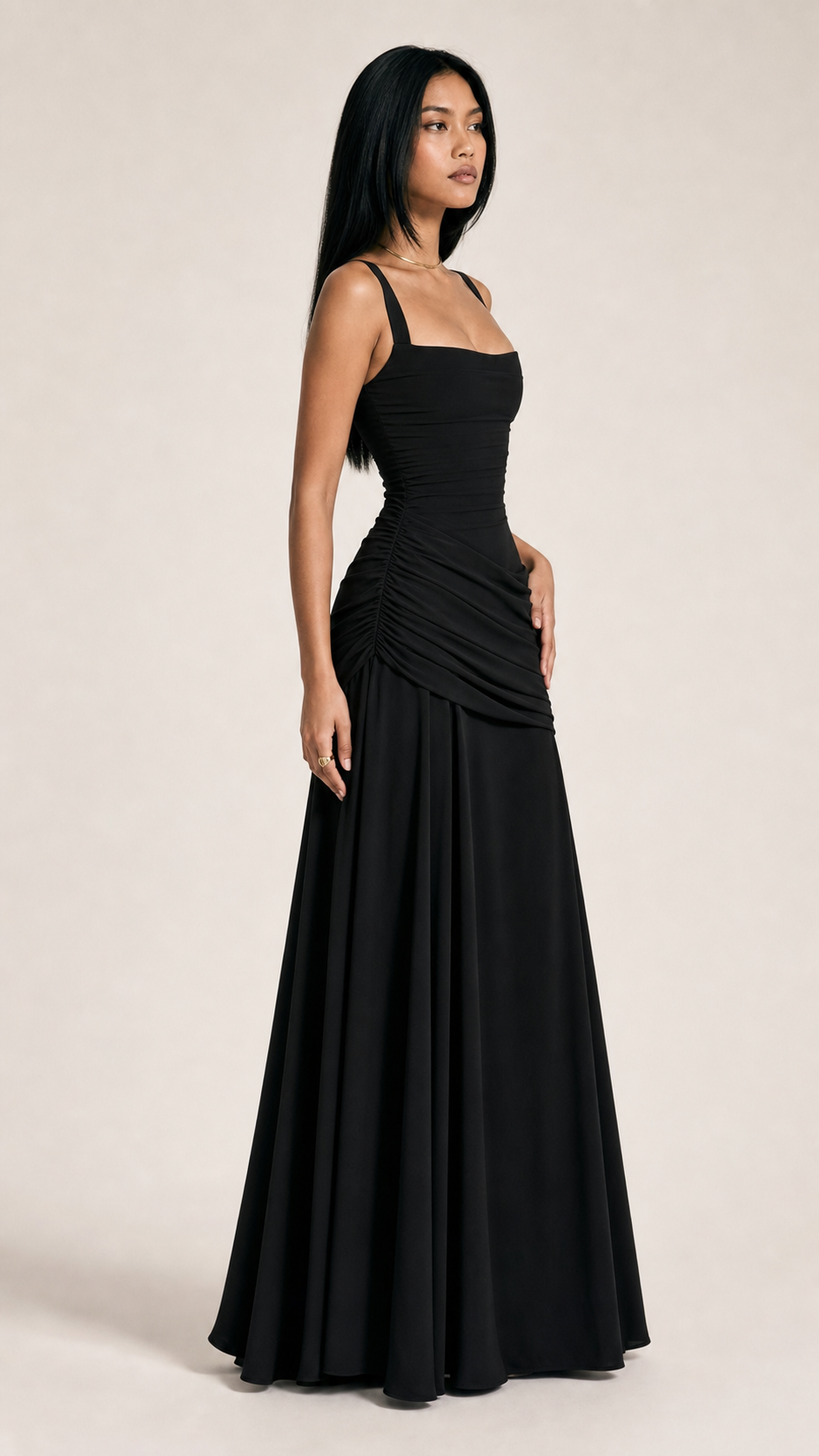 Elegant Chiffon Bodycon Dress