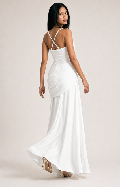 Elegant Sleeveless Flared Dress