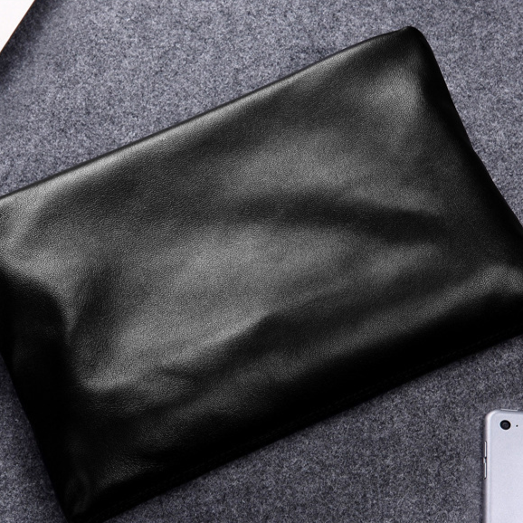 Genuine Leather Men's Envelope Clutch Bag