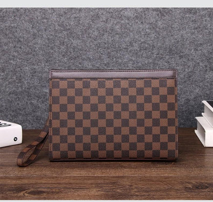 Genuine Leather Men's Envelope Clutch Bag