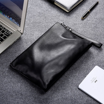 Genuine Leather Men's Envelope Clutch Bag